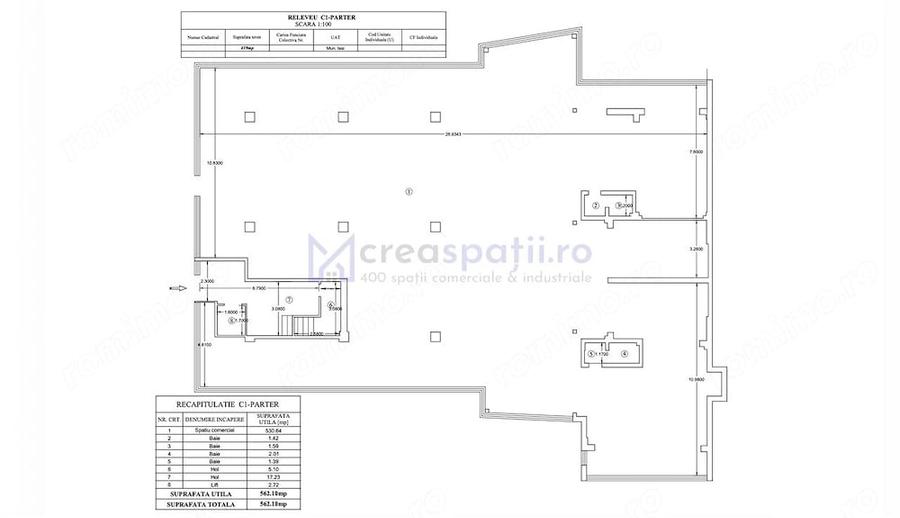 Spatiu comercial Tatarasi, langa Carrefour, 562mp - 9