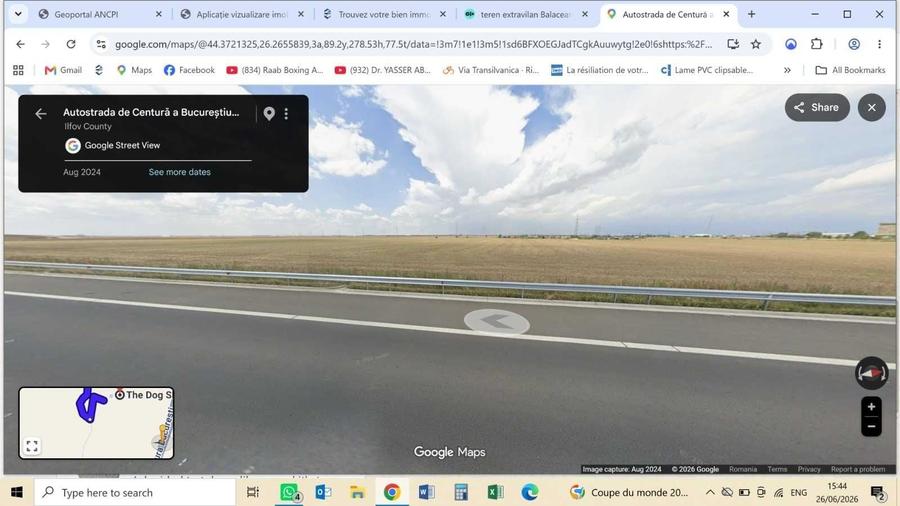 Teren de 7000 mp, în Glina