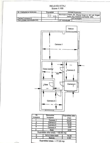 Casă cu 4 camere cu Teren 429 Mp în Calea București