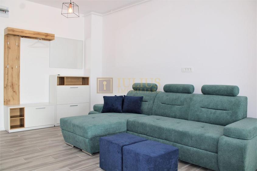 Apartament cu 2 camere semidecomandat, mobilat în Nord