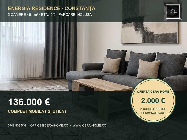 Apartament cu 2 camere decomandat în Energia
