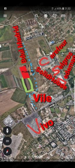 Teren de 11254 mp, în Aurel Vlaicu