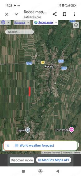 Teren de 4500 mp, în Recea