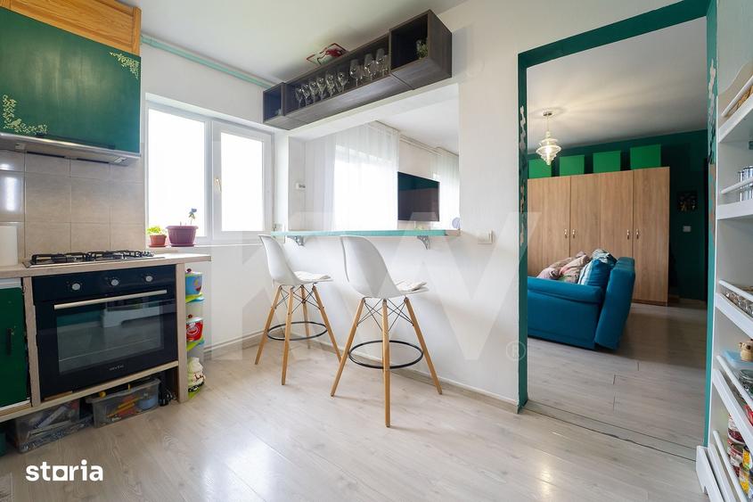 Apartament cu 3 camere semidecomandat în Cedonia