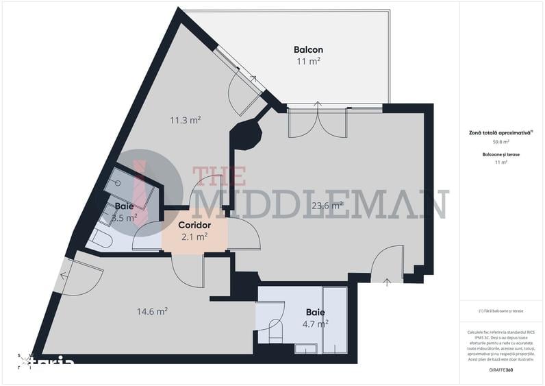 Apartament 3 Camere cu Vedere Panoramica | Metrou in Fa?a Blocului - 1
