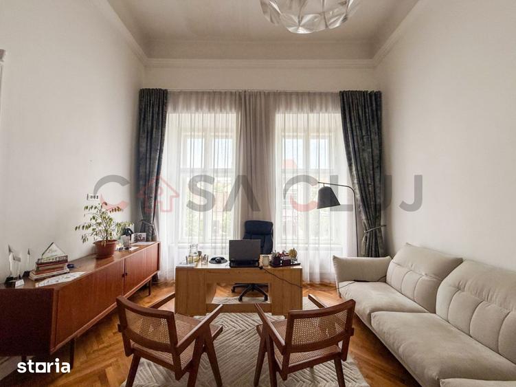 Apartament cu 4 camere, mobilat în Central
