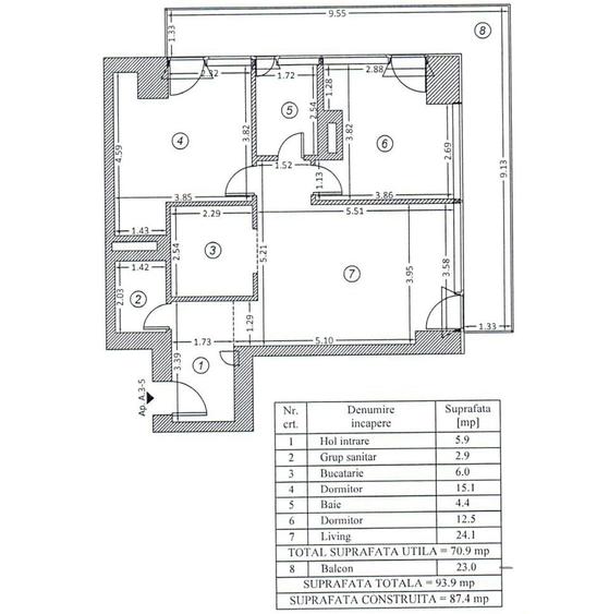 ONE Floreasca Towers | 3 camere premium cu terasa de 23 mp ! - 9