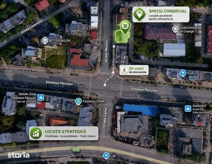 Spațiu comercial, de 22 mp, în Păcurari