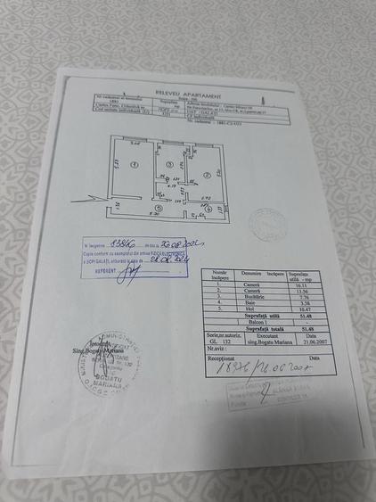 Apartament cu 2 camere decomandat în Central
