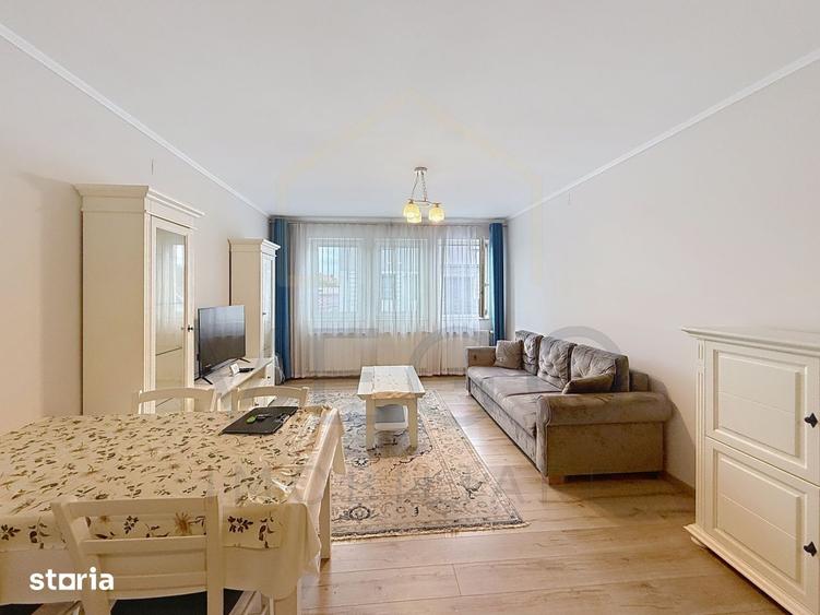 Apartament cu 3 camere, mobilat în Plopilor