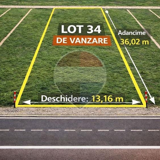 Teren Construcții intravilan de 474 mp, în Valu lui Traian