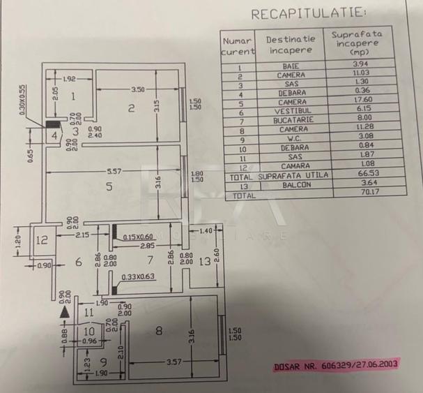 Apartament cu 3 camere decomandat, mobilat în Crângași