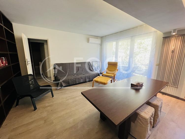 Apartament cu 2 camere semidecomandat, mobilat în Floreasca