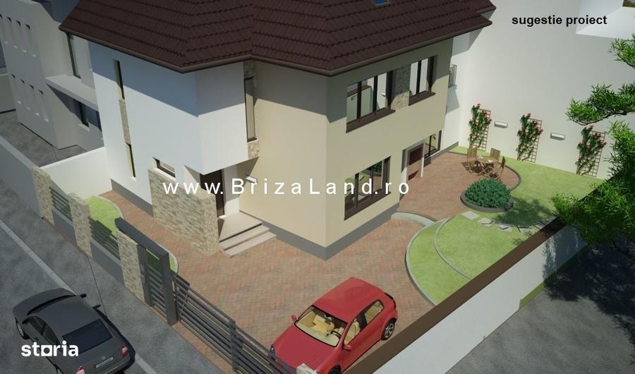 Bucurestii Noi, Laminorului, teren 202mp, d.=14.5m, casa demolabila - 2