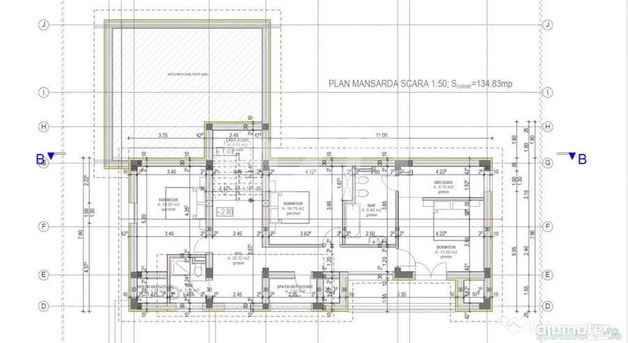 Casă cu 7 camere cu Teren 1000 Mp în Malul Ursului