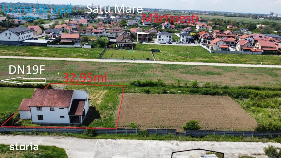 Casă cu 4 camere cu Teren 1000 Mp în Odoreu