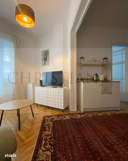 Apartament cu 2 camere semidecomandat, mobilat în Brezoianu