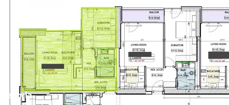 Apartament cu 2 camere în Pipera