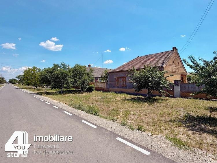 Casă cu 4 camere cu Teren 1459 Mp în Secusigiu