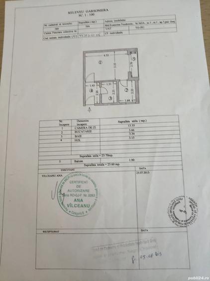 Garsonieră decomandată în Gavojdia