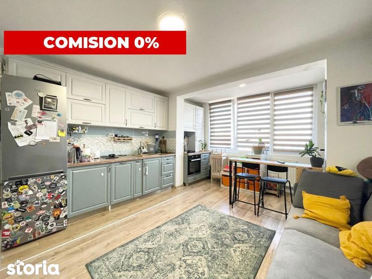Apartament cu 3 camere semidecomandat, mobilat în Girocului