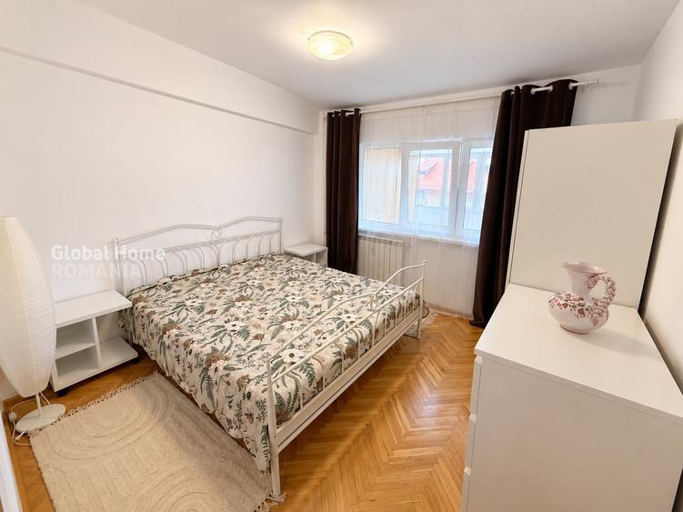 Apartament cu 4 camere decomandat, mobilat în P-ța Romană