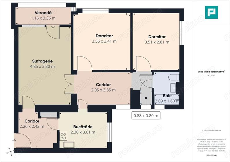 Apartament 3 camere Rogerius - 2