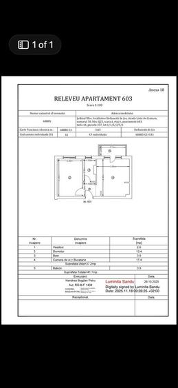 Apartament cu 2 camere semidecomandat în Ștefăneștii de Jos
