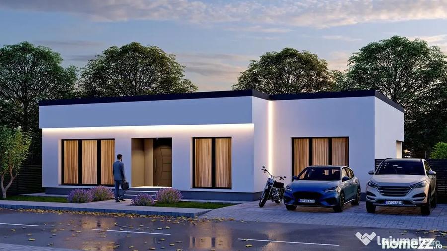 Casă cu 4 camere cu Teren 330 Mp în Tărlungeni