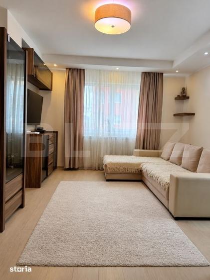 Apartament cu 2 camere decomandat, mobilat în Sânpetru — fotografia 1