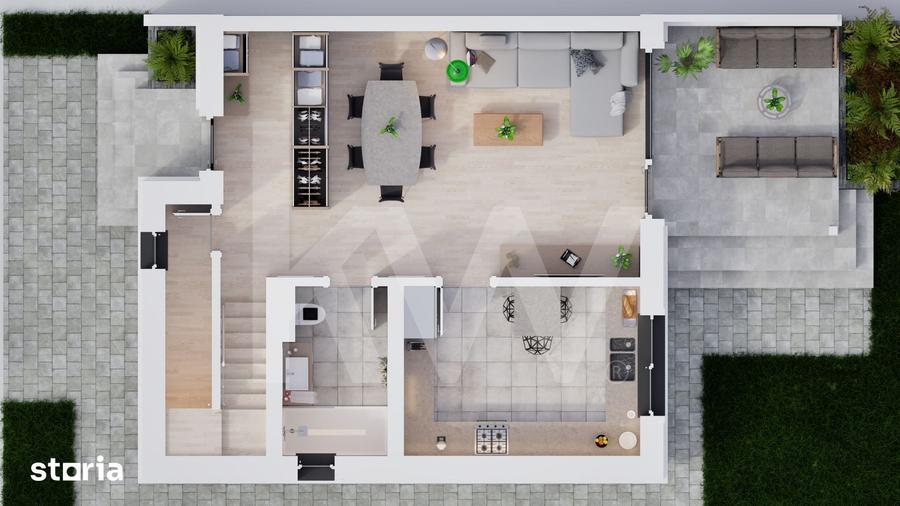 Casă cu 4 camere cu Teren 219 Mp în Șura Mică