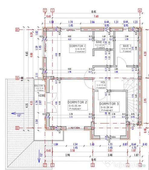 Casă cu 4 camere cu Teren 400 Mp în Luna