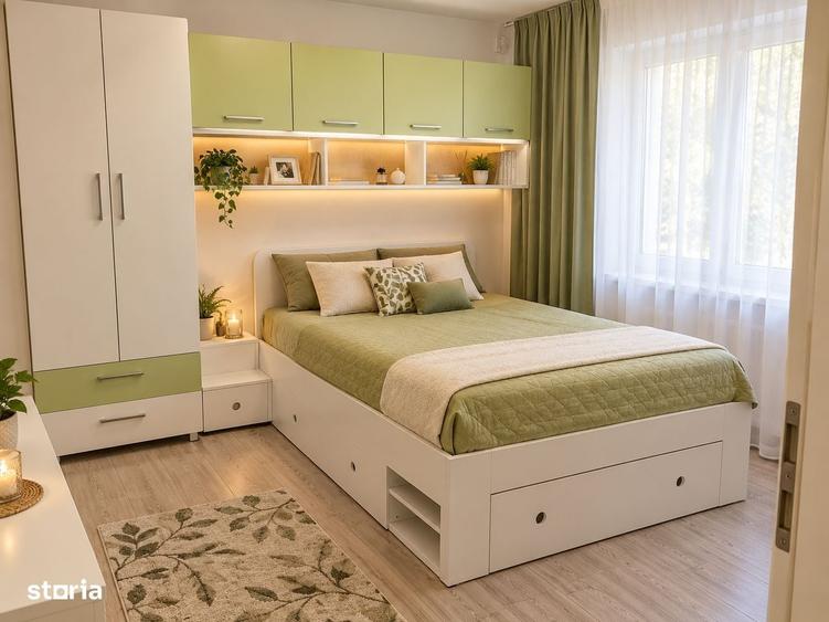 Apartament 2 camere decomandat, 57 mp, etaj 1 zona Mall / Pescada - 1