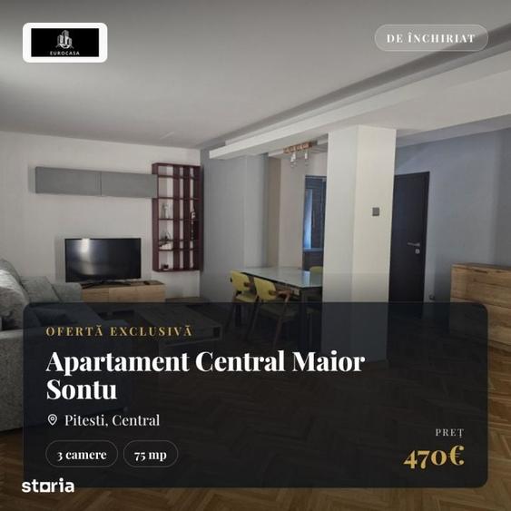 Apartament cu 3 camere în Calea București