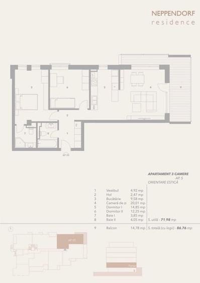 Apartamente Intabulate, 3 camere, 72 mp utili + terase | Parcare si Boxa incluse in pret | De la 155.000 euro cu TVA inclus | Comision Zero - 5