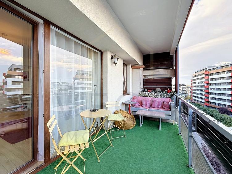 Apartament cu 2 camere semidecomandat, mobilat în Bună Ziua