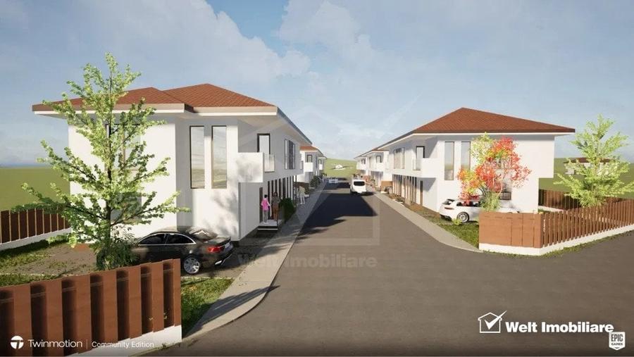 Duplex cu 4 camere cu Canalizare în Florești