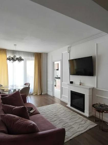 Apartament cu 2 camere semidecomandat, mobilat în Pipera