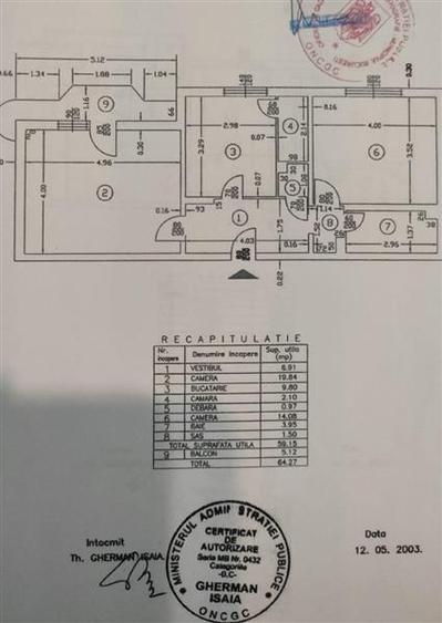 Apartament cu 2 camere decomandat în Sebastian