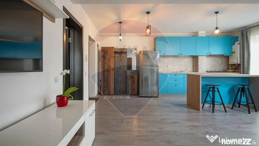 Apartament cu 2 camere semidecomandat în Sânpetru