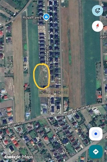 Teren de 400 mp, în Miroslava