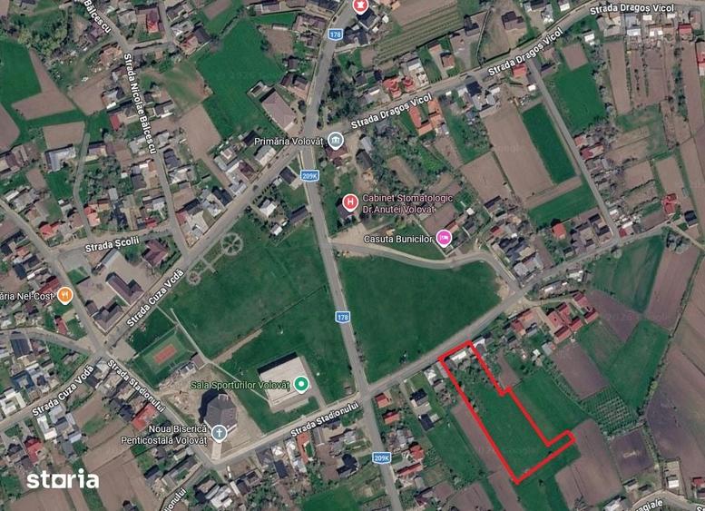 Teren de 6500 mp, în Volovăț