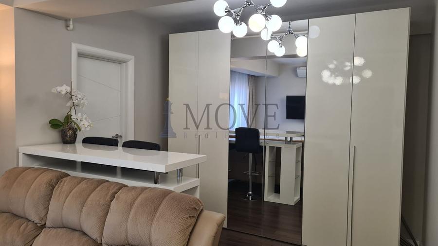 Apartament cu 2 camere semidecomandat, mobilat în Domenii