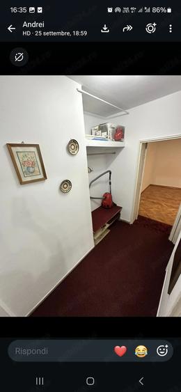 Apartament cu 2 camere semidecomandat în Central