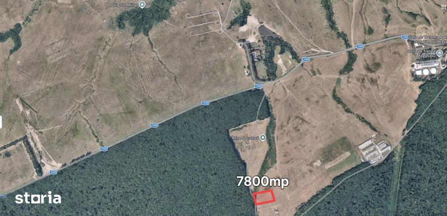 Teren de 7800 mp, în Poplaca
