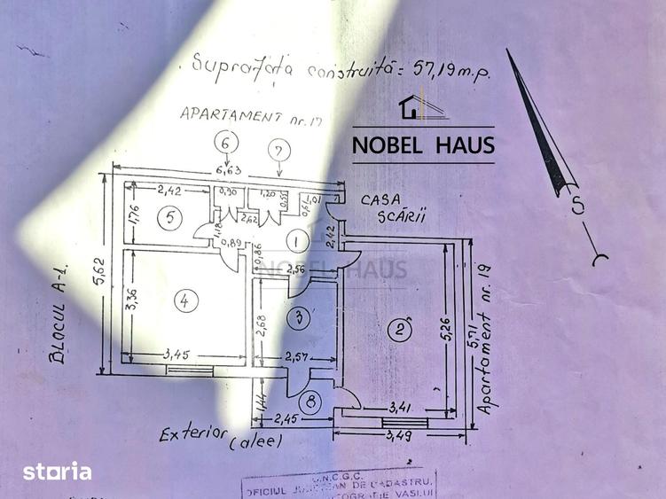 Apartament cu 2 camere decomandat în Sud