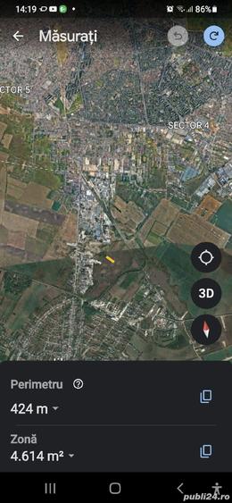 Teren de 3765 mp, în Jilava