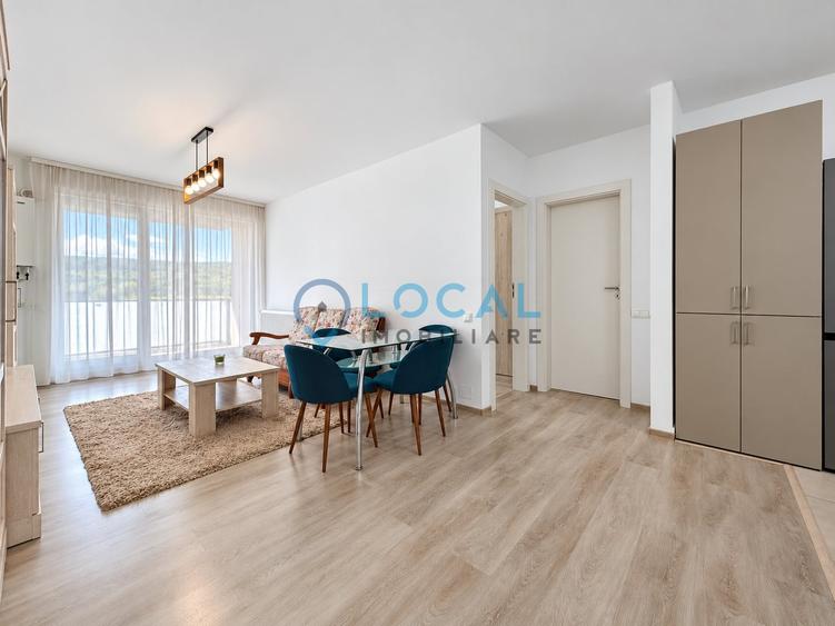 Apartament cu 2 camere semidecomandat, mobilat în Bună Ziua