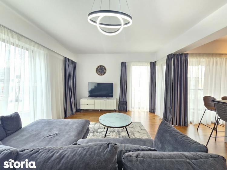 Apartament cu 2 camere decomandat, mobilat în Băneasa
