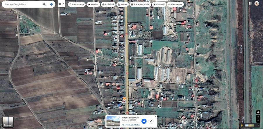 Teren agricol intravilan de 2000 mp, în Tulucești